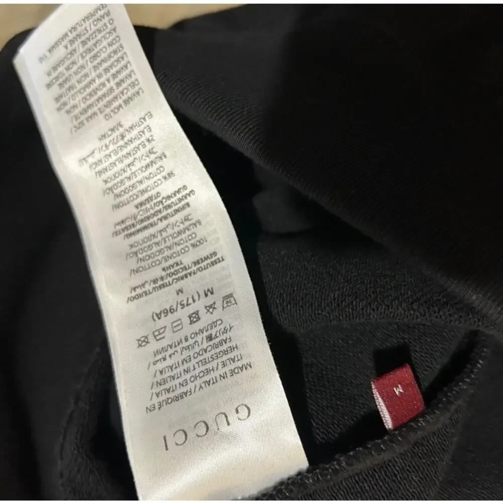 Men's Gucci interlocking G jersey, cotton hoodie size medium fits large NWT